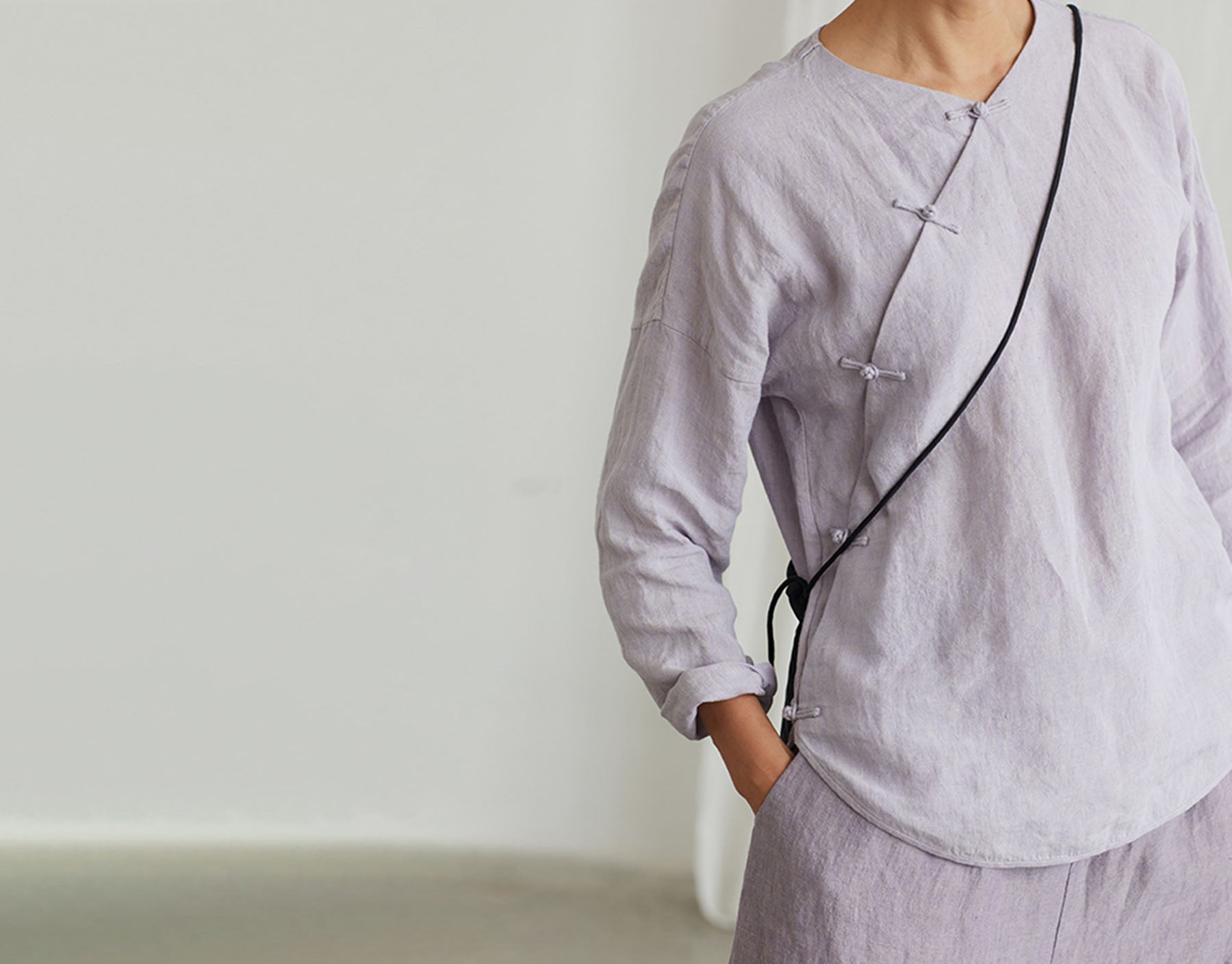 edoa Modified Hemp Chinese Top