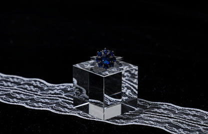 edoa Royal Sunflower Sapphire Ring