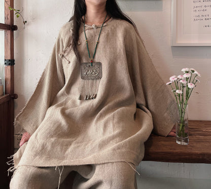 Flax Linen Meditation Co-ord Set N215