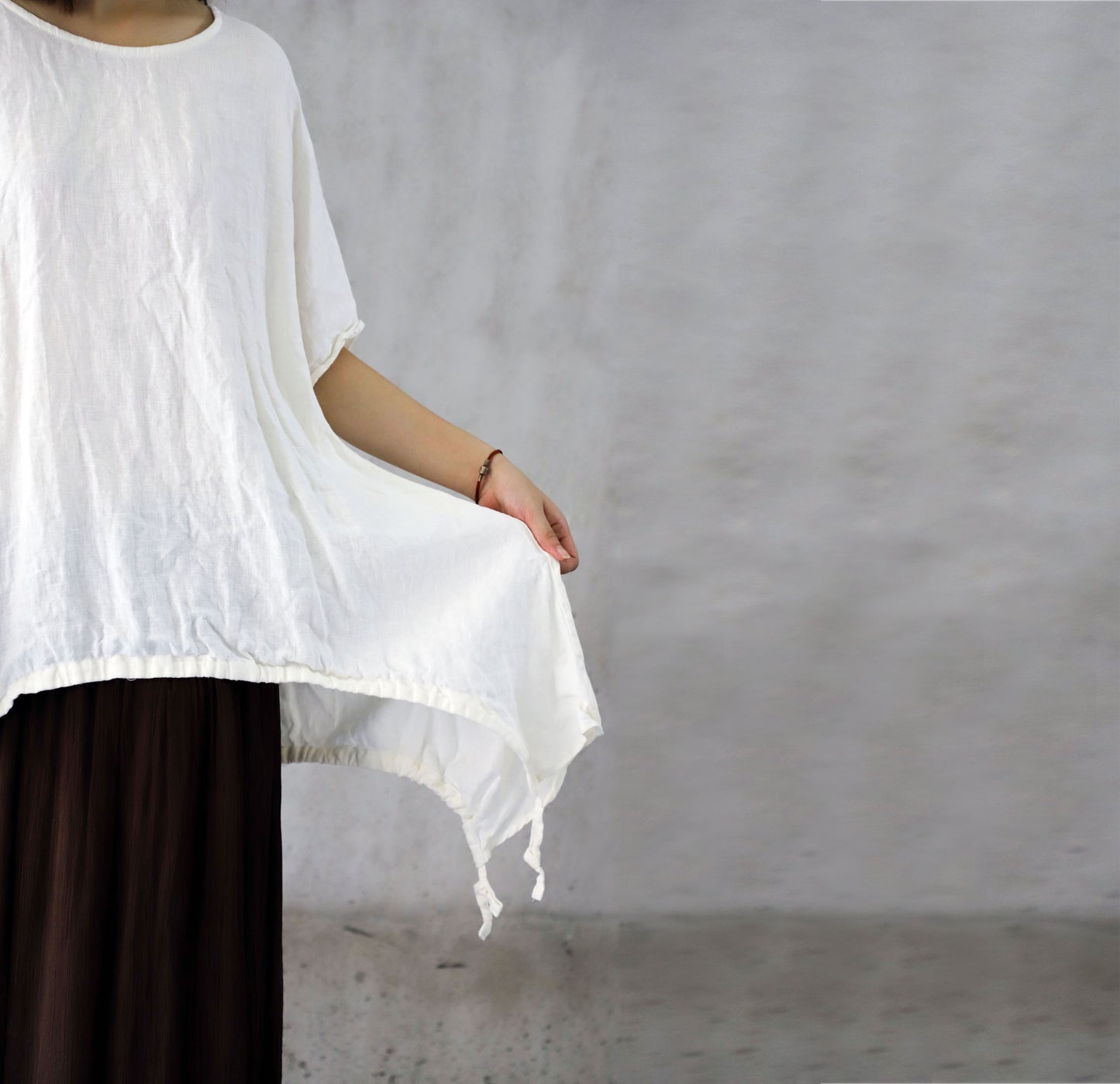 edoa Oversized Linen Tunic