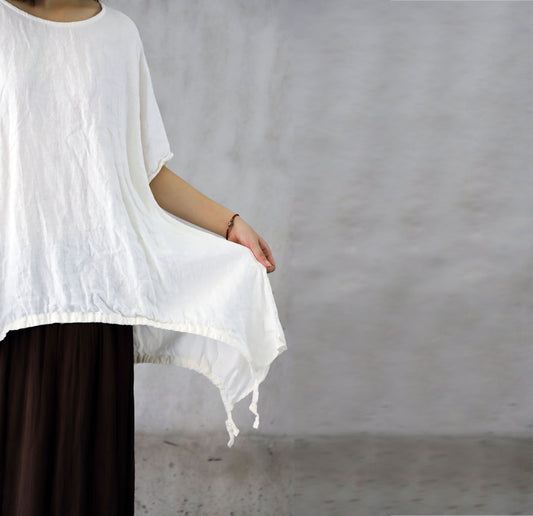 edoa Oversized Linen Tunic