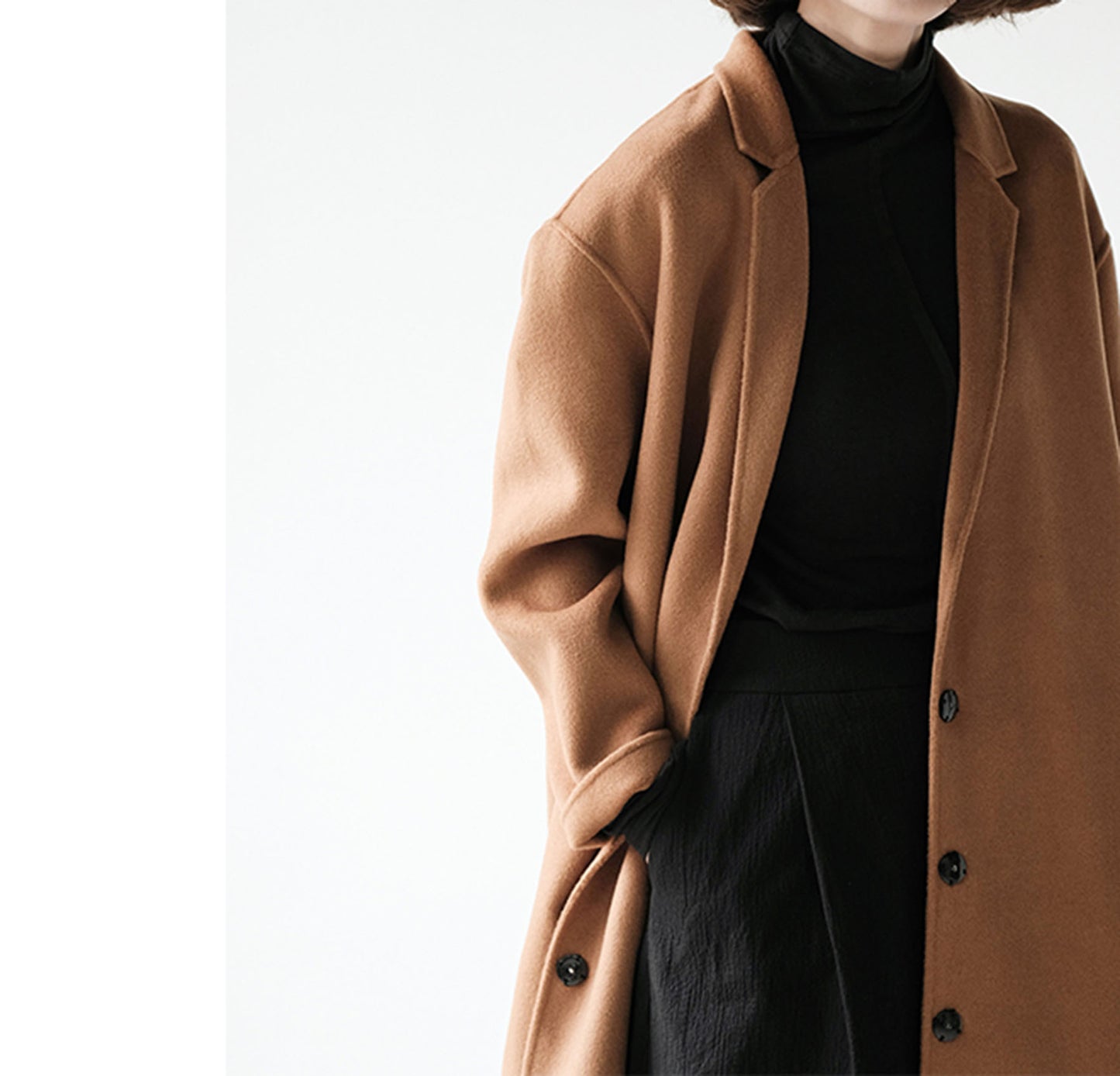 edoa Double Faced Wool Coat