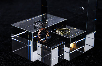 edoa Pave Diamond Lightning Adjustable Ring