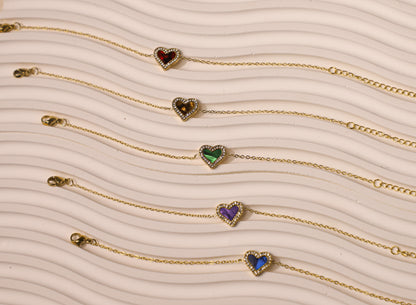 edoa Minimalist Heart Bracelet