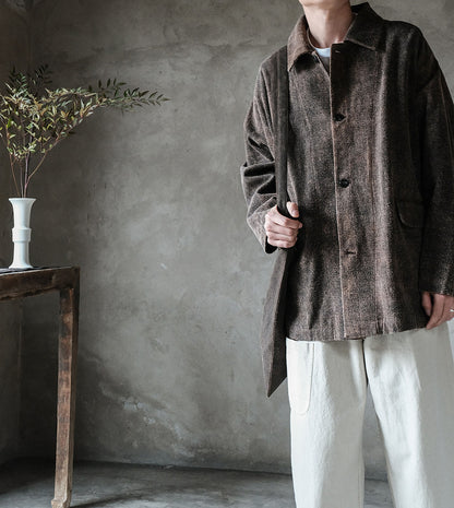 edoa Mud Tussah Silk Work Jacket