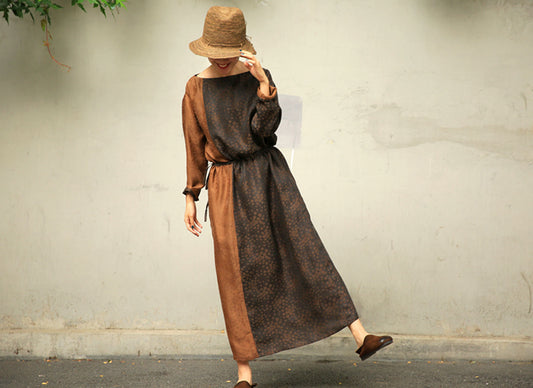 edoa Mud Silk Cotton Blend Dress