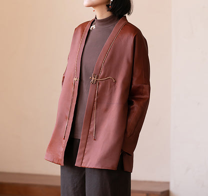 edoa Gambiered Canton Gauze Padded Jacket 