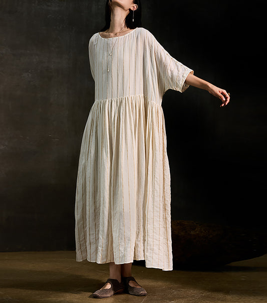 edoa Oversized Striped Dress 