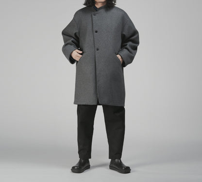 edoa Winter Asymmetric Wool Coat