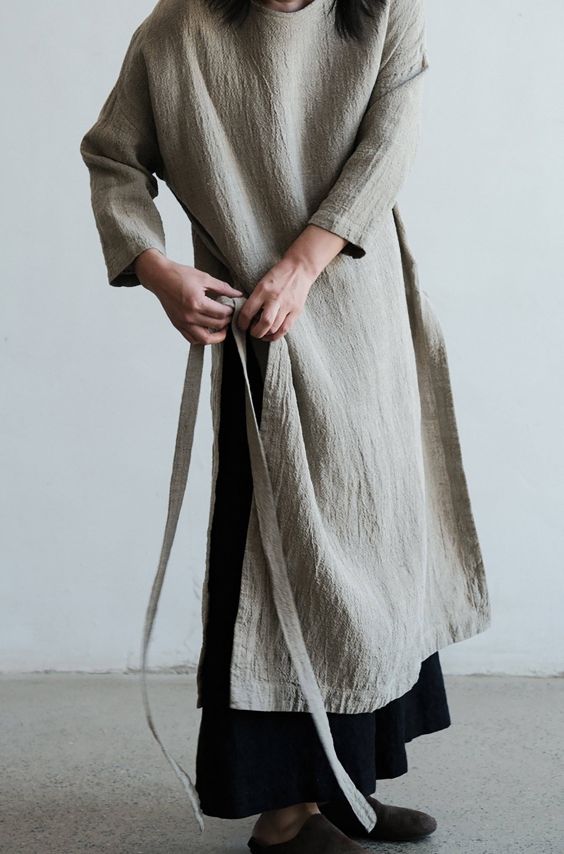 edoa Flax Linen Kaftan