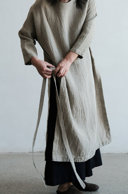 edoa Flax Linen Kaftan