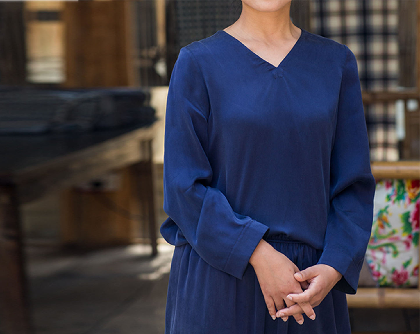 edoa Pure Silk Blouse