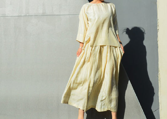 edoa Tussah Silk Top 