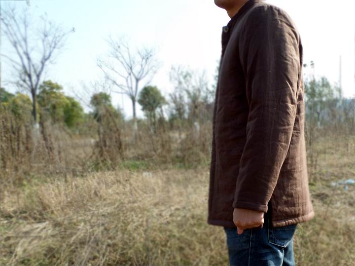 Heavy Weight Linen Cotton blend Padding Jacket ja0019 112