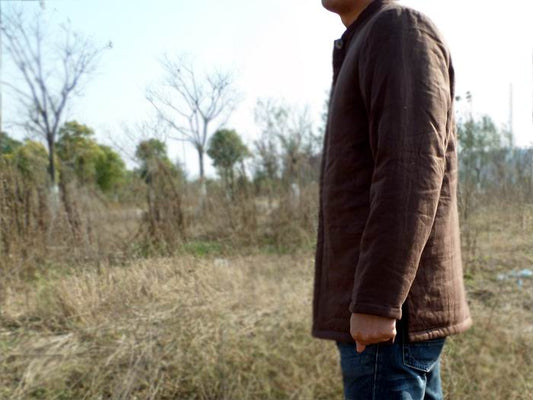 Heavy Weight Linen Cotton blend Padding Jacket ja0019 112