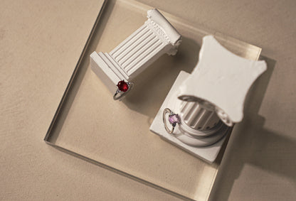edoa Minimalist Gallery Aesthetic Oval Ring