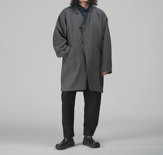 edoa Winter Asymmetric Wool Coat