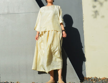 edoa Tussah Silk Top 