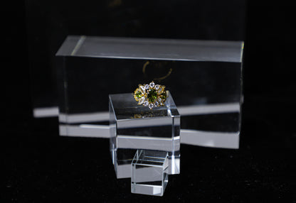 edoa edoa Vintage French Chic Peridot Ring