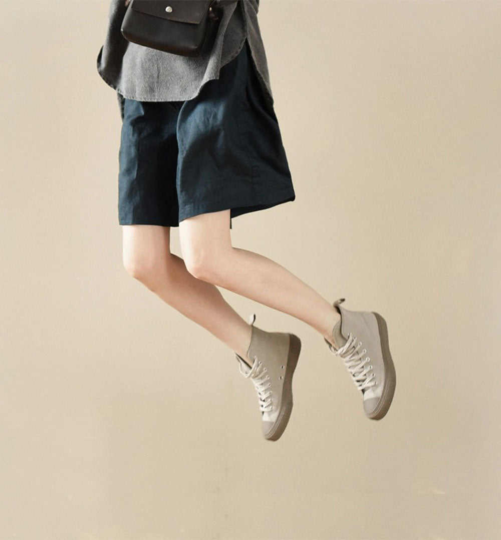 edoa Linen Skirt Shorts