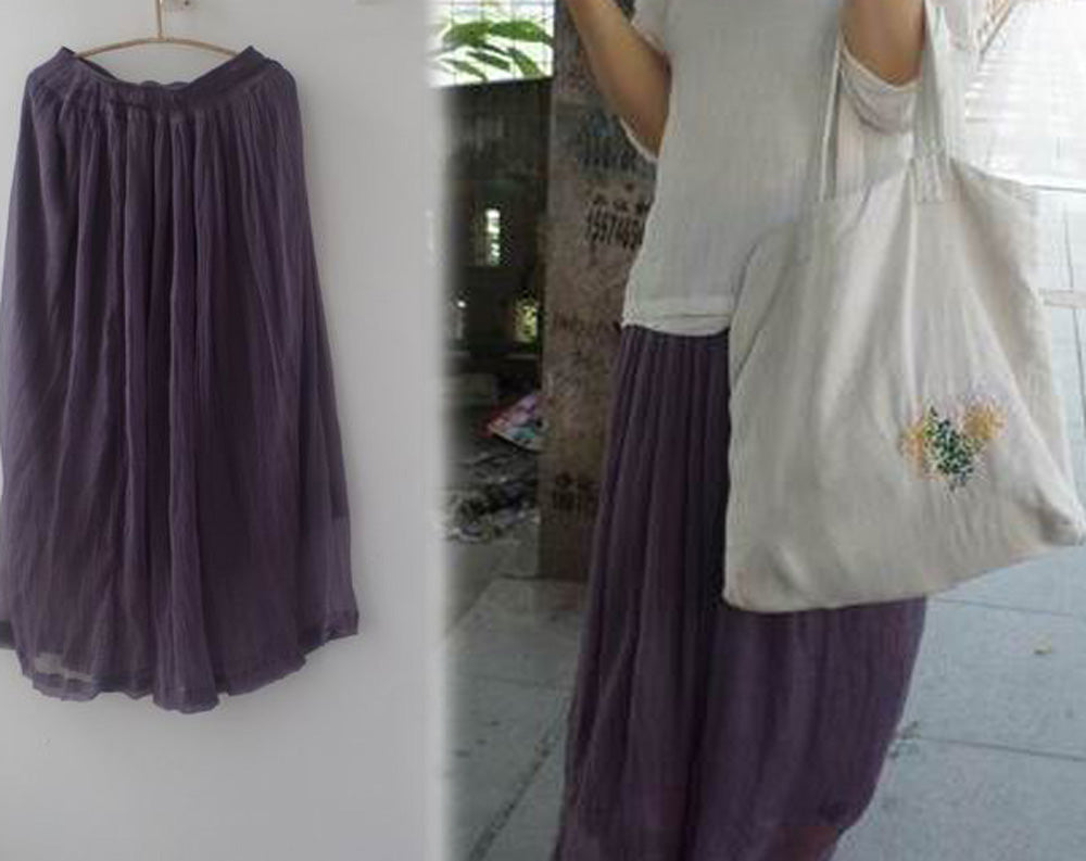 Fully Lined Silk Skirt sk0066 194