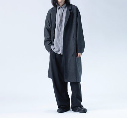 edoa Men's Casual Oversized Wool Coat