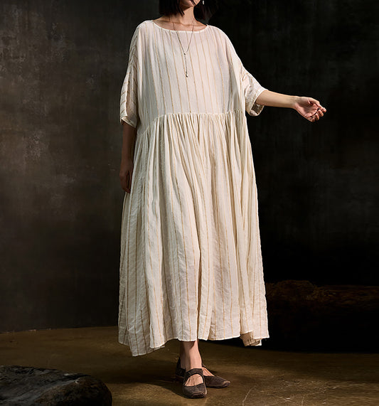 edoa Oversized Striped Dress 