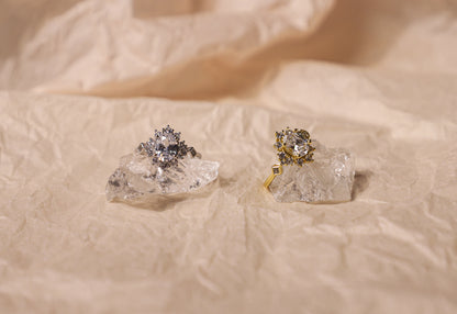 edoa Vintage Snow Flake Diamond Ring