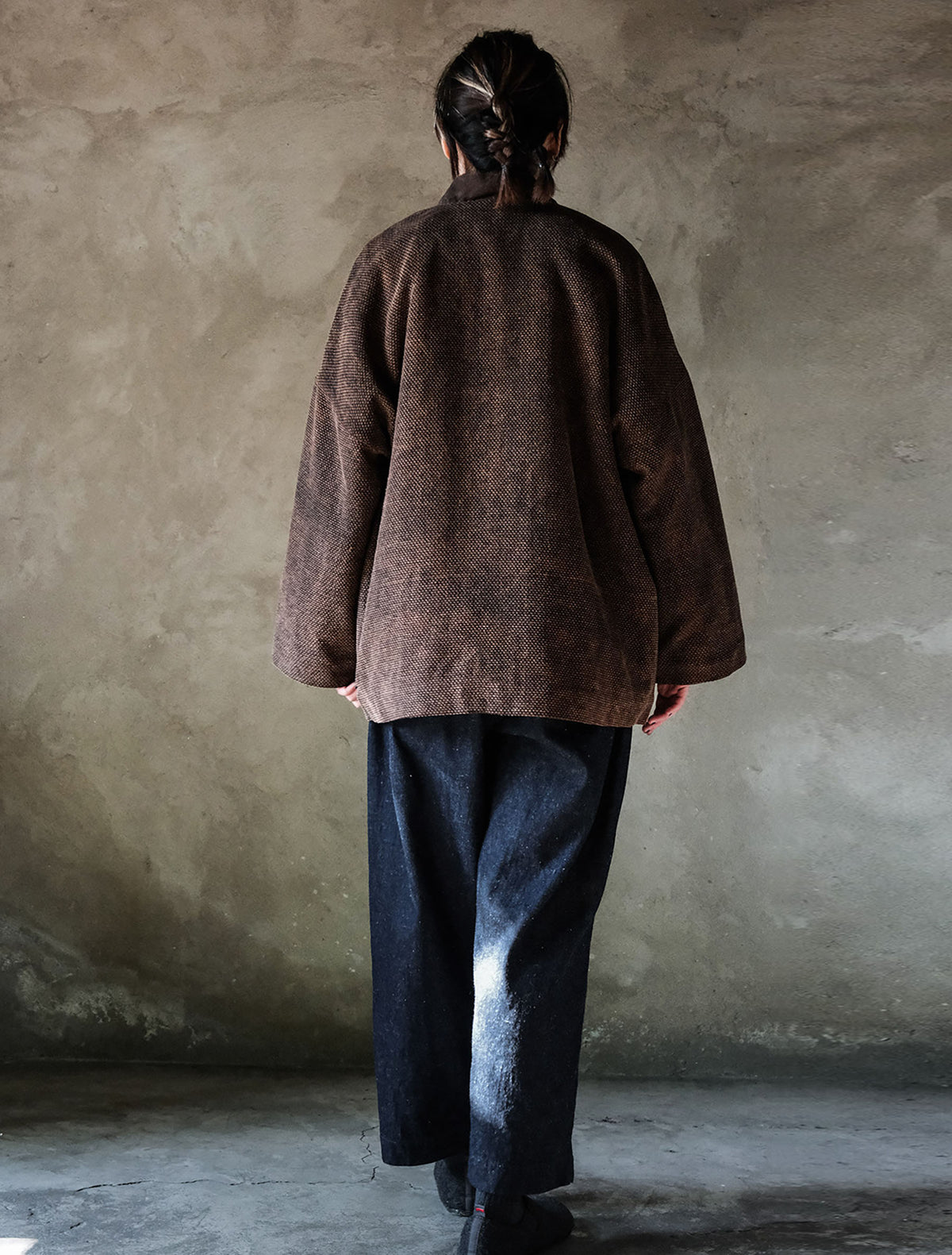 edoa Mud Tussah Silk Padded Hanfu Jacket