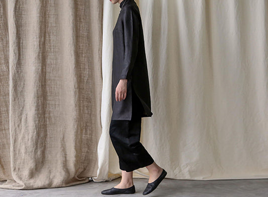 edoa Mud Silk Qipao Dress