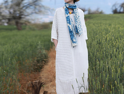 edoa Hand-pintucked Linen Dress