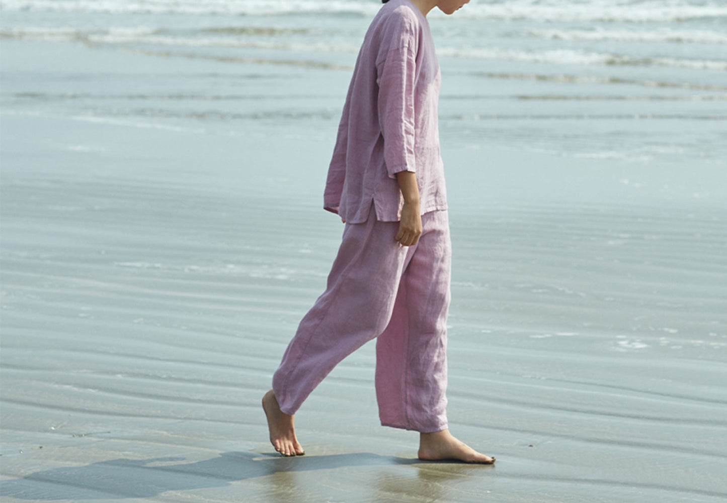 edoa Stay at Home Washed Linen Loungewear 