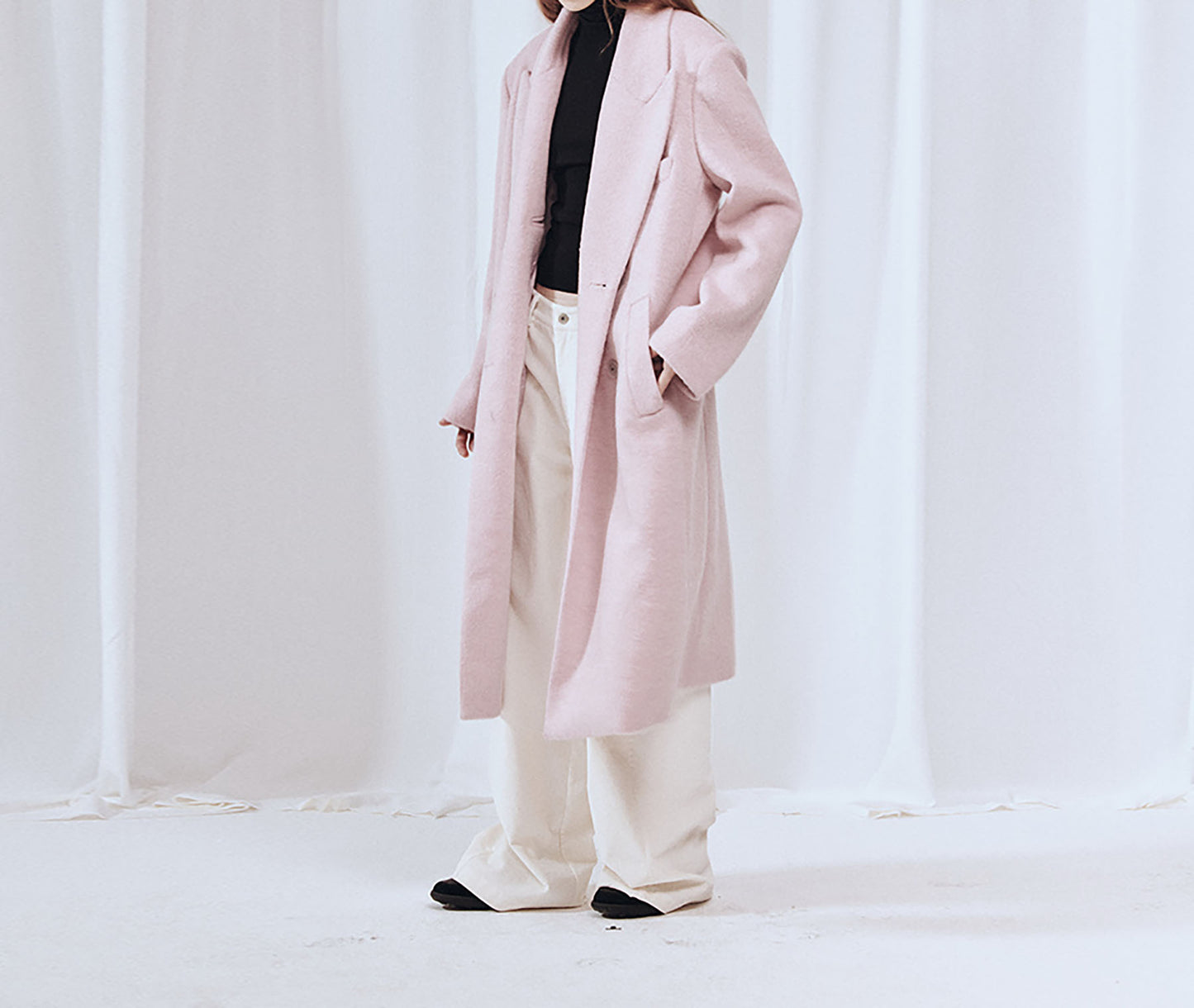 edoa Extra Oversized Long Fluffy Winter Coat