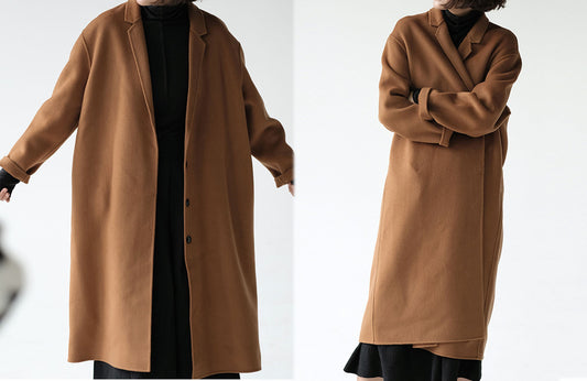 edoa Double Faced Wool Coat