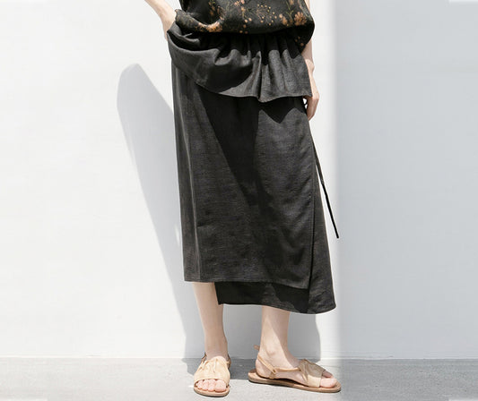 edoa Mud Tussah Silk Skirt