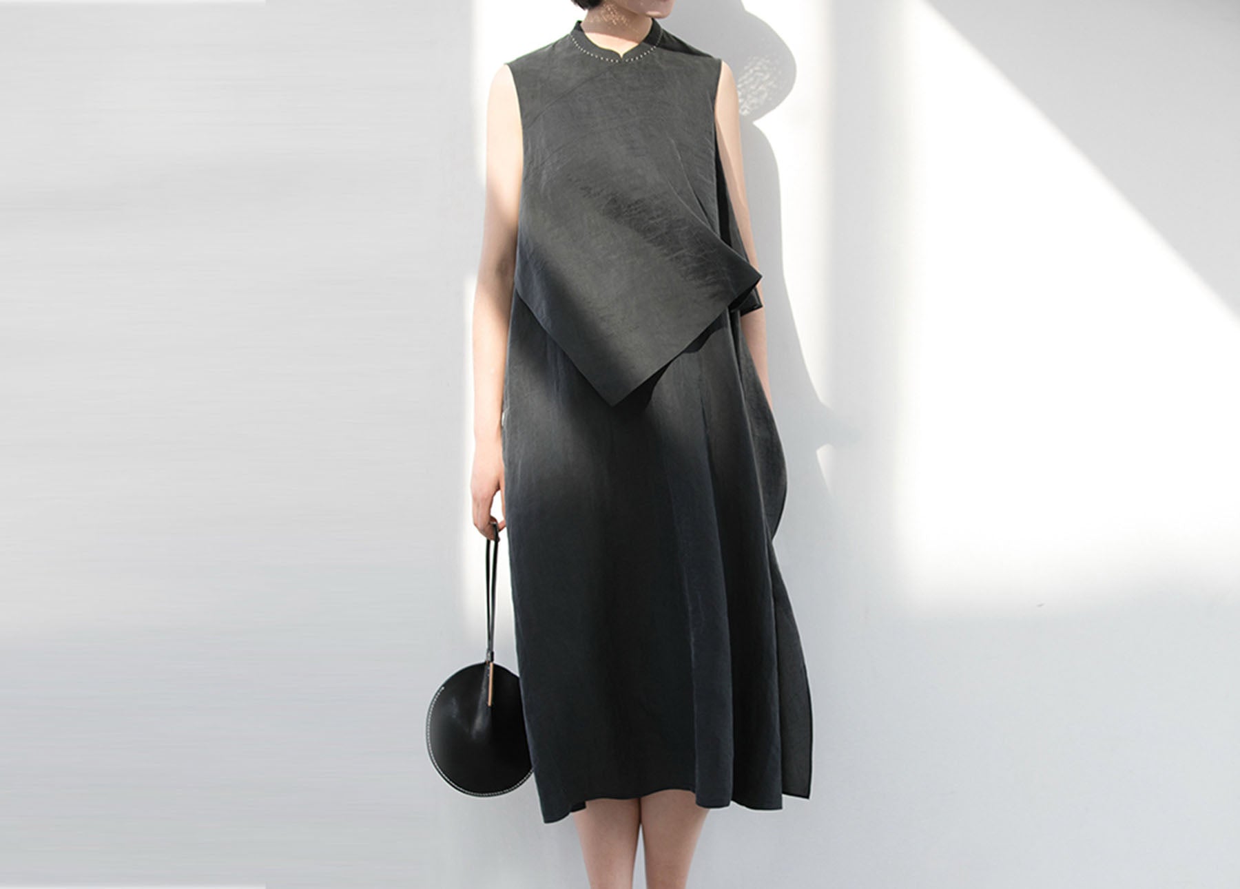 edoa Mud Silk Qipao Dress