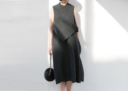 edoa Mud Silk Qipao Dress