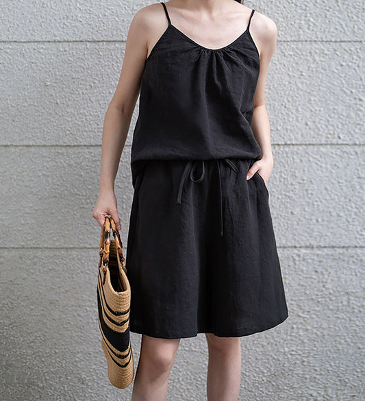 edoa Washed Linen Camisole Top