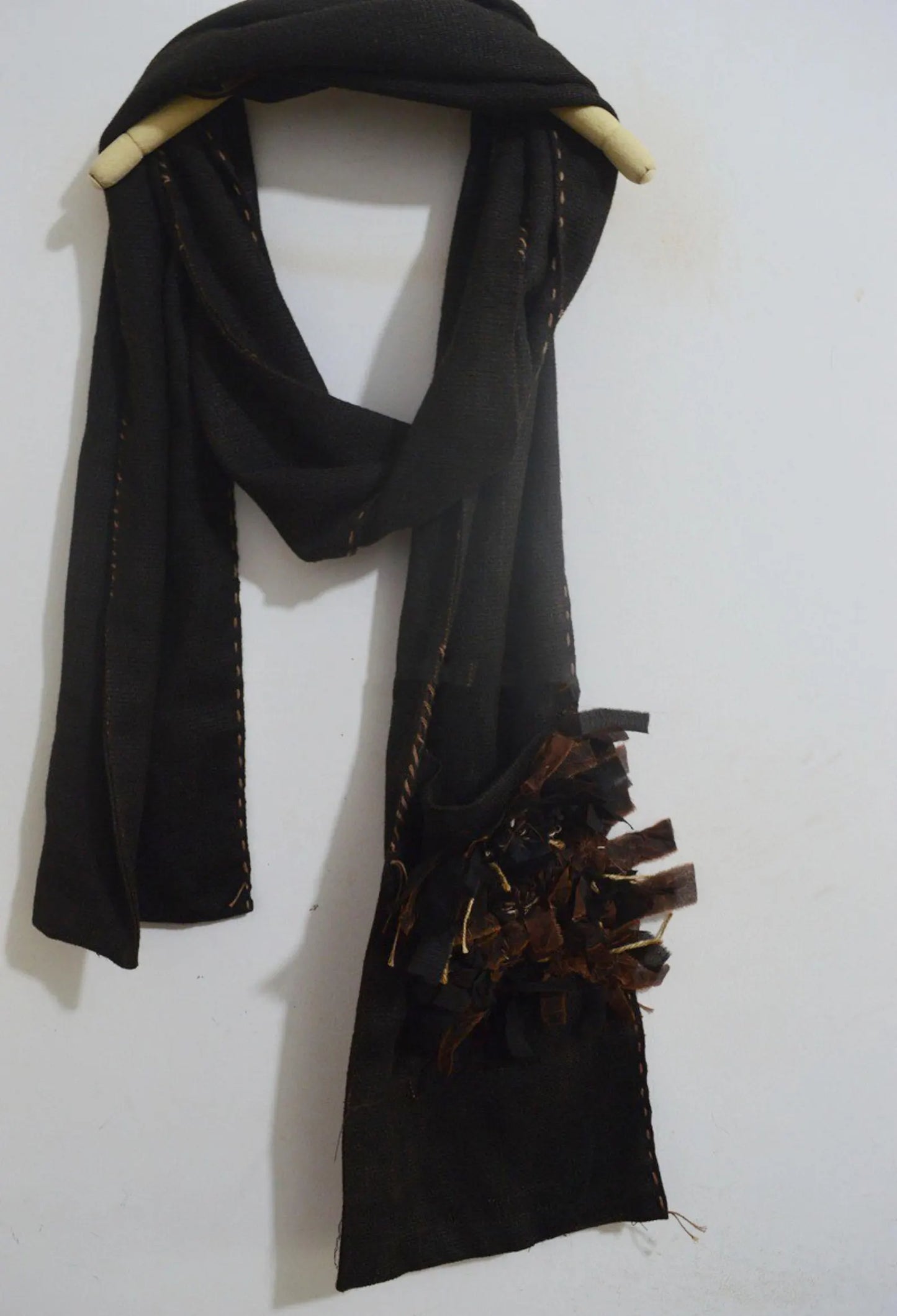 edoa Mud Tussah Silk Scarf 