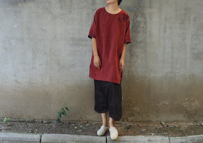 edoa Hand Embroidered Mud Silk Tunic