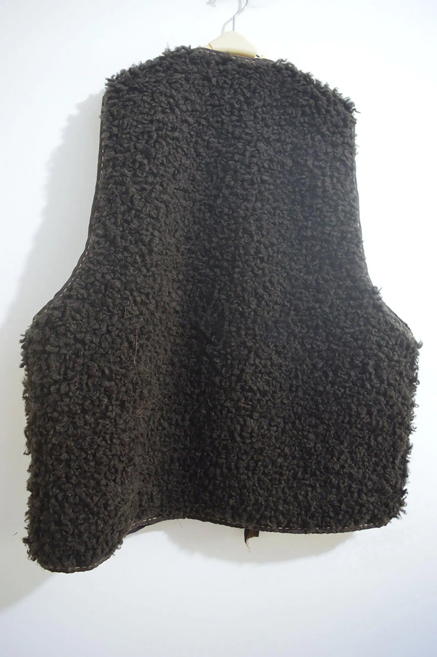 Teddy Wool Bouclé Vest to0165 X305
