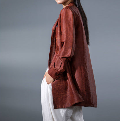 edoa Mud Silk Button-down Shirt