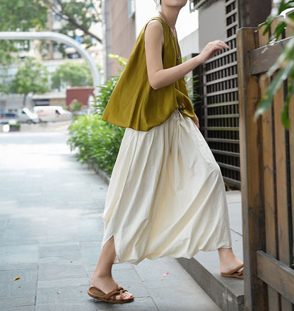 edoa Asymmetric Harem Pants 