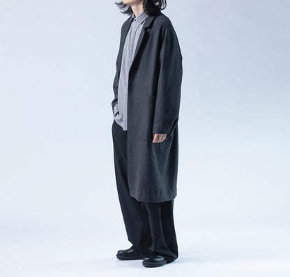 edoa Men's Casual Oversized Wool Coat