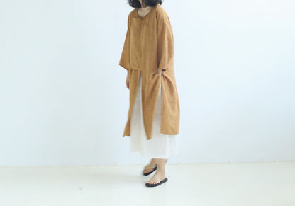 edoa Loose High Count Linen Cheomgsam 