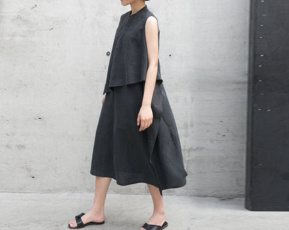 edoa Mud Silk Qipao Dress