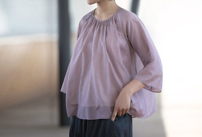 edoa Flared Trapeze Blouse