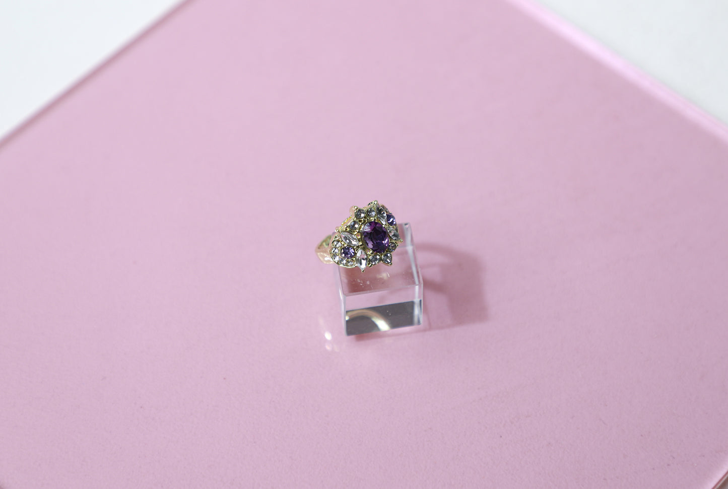 edoa Vintage French Chic Amethyst Ring