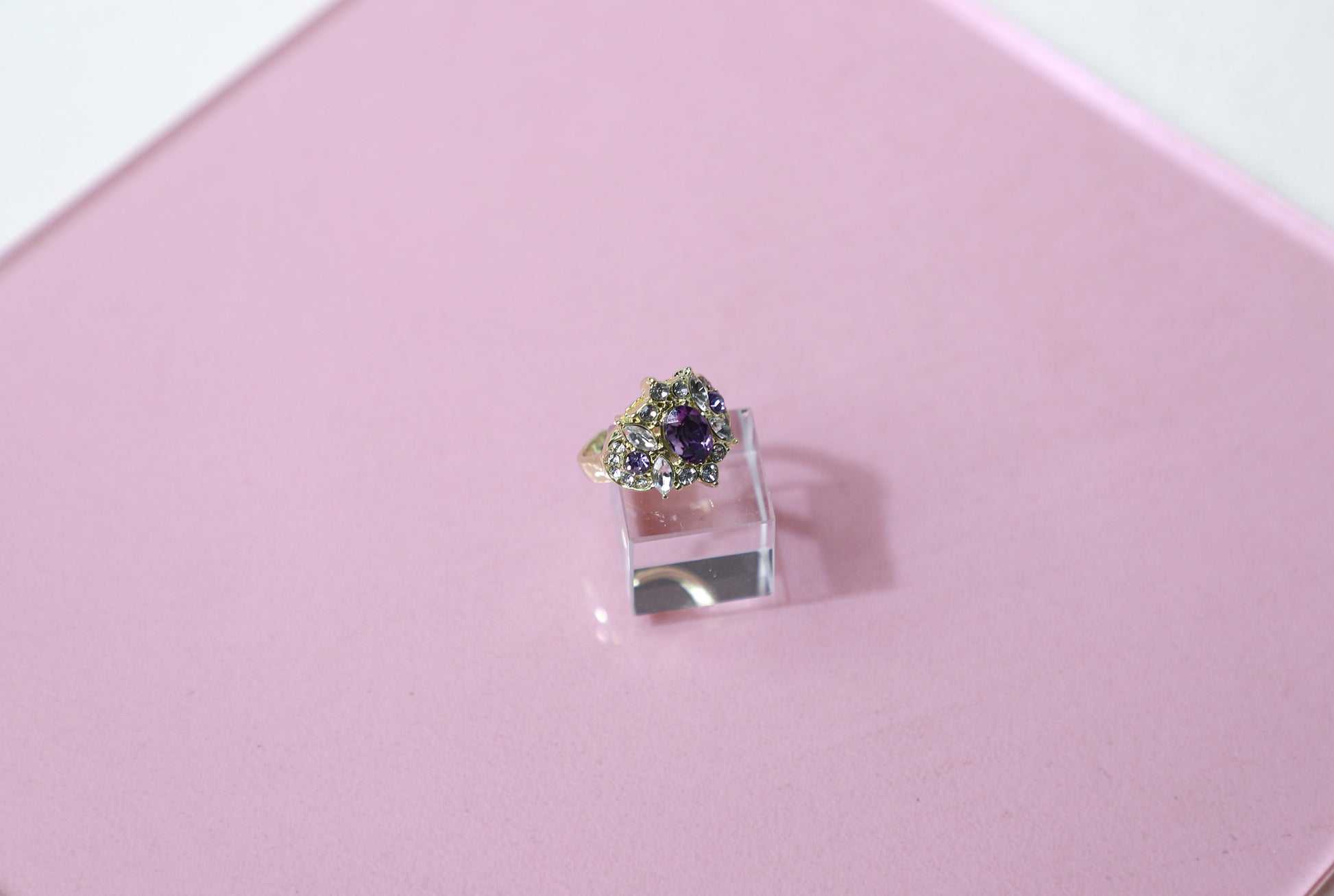 edoa Vintage French Chic Amethyst Ring