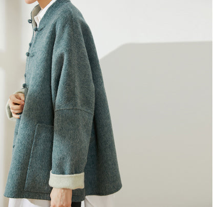 edoa Oversized Double-faced Wool Tang Suit